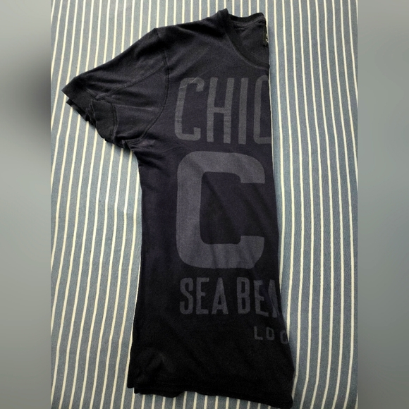 Zara Men's Navy Blue Graphic T-Shirt (Good Condition) - Picture 3 of 7